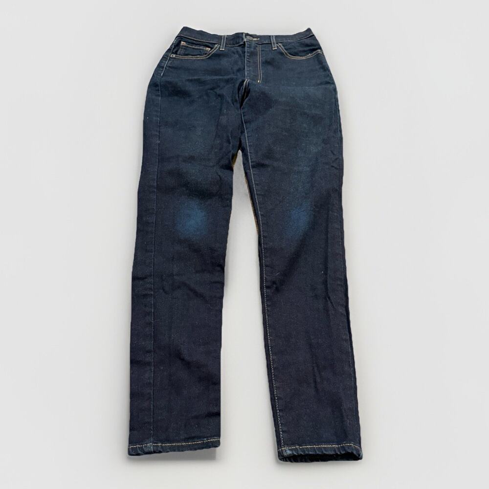 Levis Womens Blue Big E Mile High Super Skinny Stretch Denim Jeans Size 29
